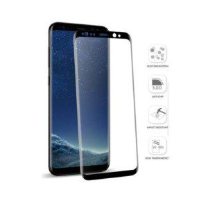 Tempered Glass Screen Protector For Samsung Galaxy S8 – Black