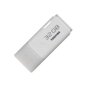 Toshiba 32GB Plastic USB Pen Drive – White