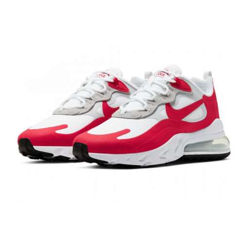 NIKE AIR MAX REACT RED WHITE TWO 3