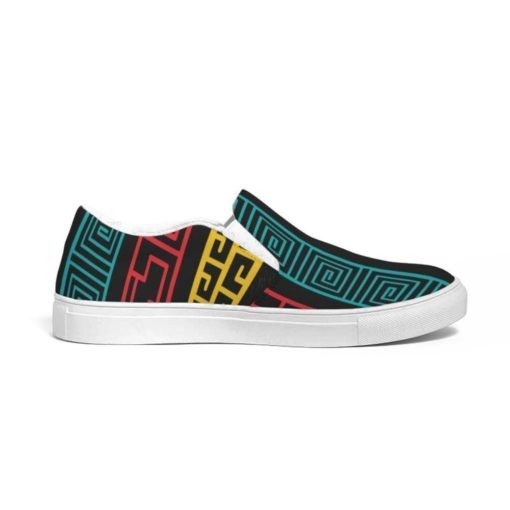 Products Mens Sneakers, Multicolor Low Top Canvas Slip-On Sports Shoes - E6B375