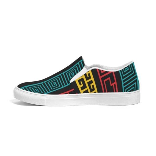Products Mens Sneakers, Multicolor Low Top Canvas Slip-On Sports Shoes - E6B375